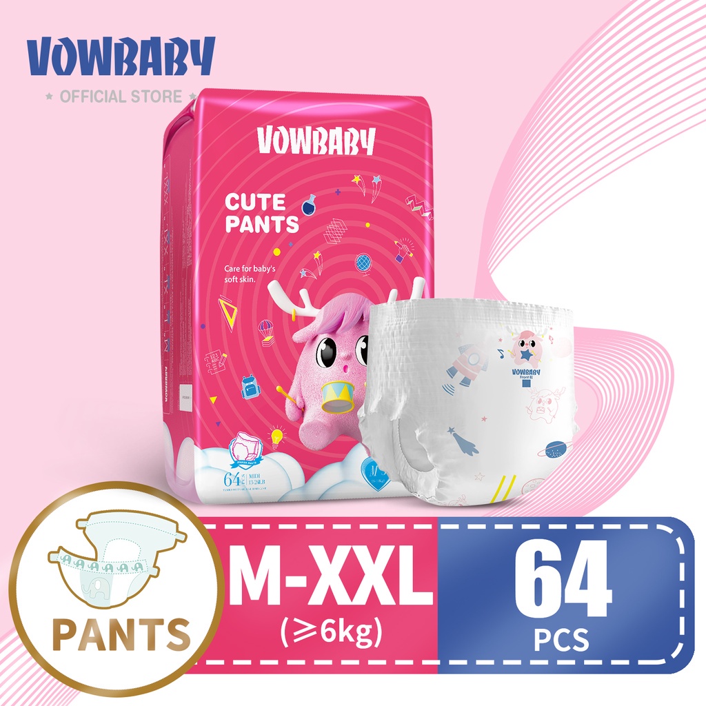 lampein diaper Chiaus diaper pants Vowbaby Cute Disposable diaper baby
