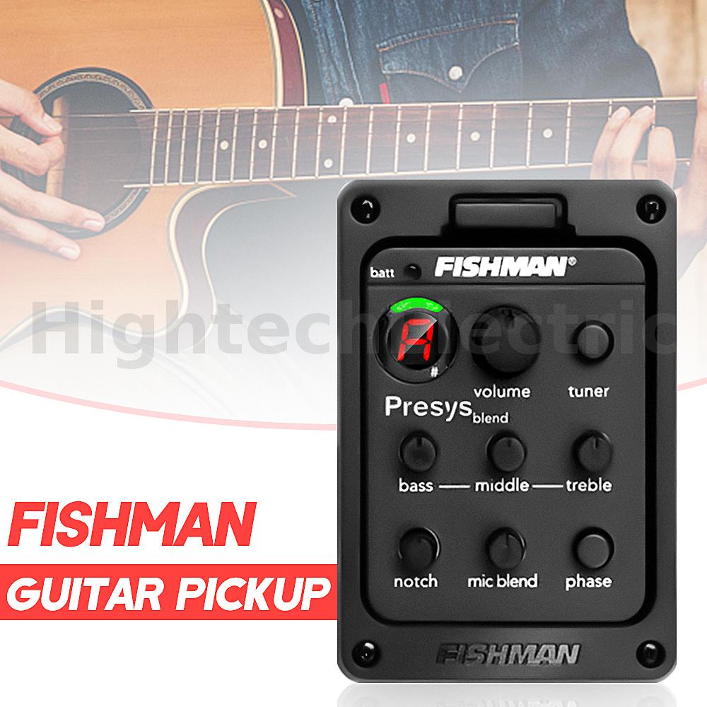 FISHMAN Presys 301 Mic Blend Dual Model Guitar Preamp EQ Tuner Piezo