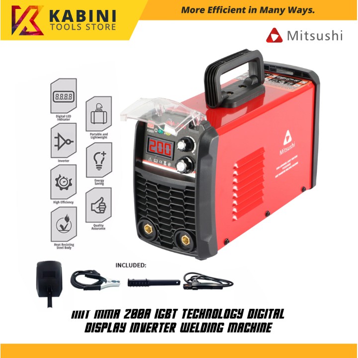 Mitsushi MIT200 IGBT Technology Digital Display Inverter Welding Machine Shopee Philippines