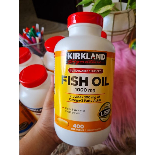 Kirkland Fish oil 1000mg 400 softgels from US Shopee Philippines