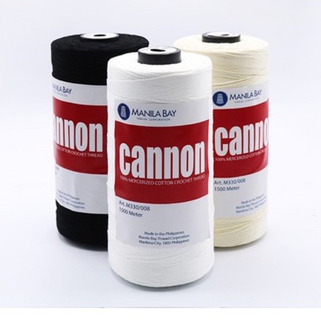 Cannon crochet thread in cone (M330/008) Shopee Philippines