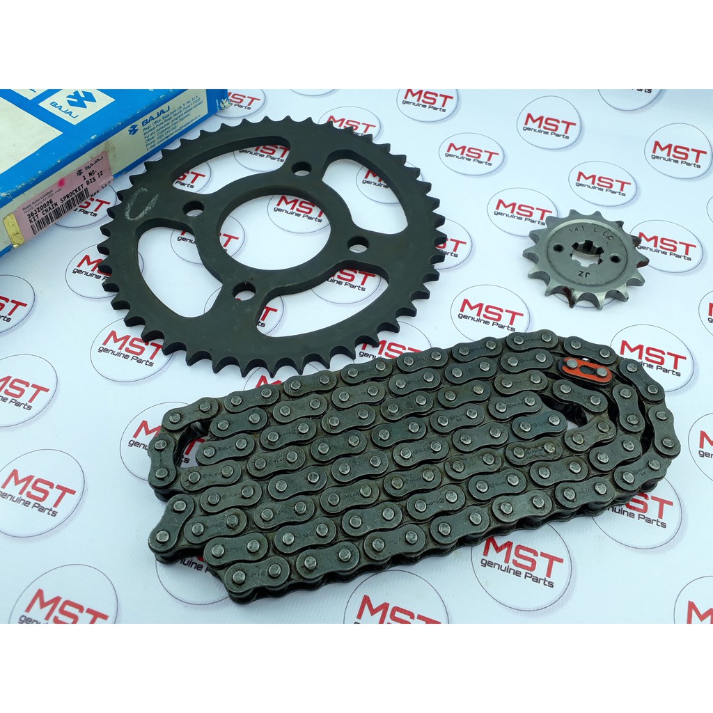 Chain Sprocket Kit MAGS Boxer CT150 Bajaj Genuine parts 36JZ0026 (D