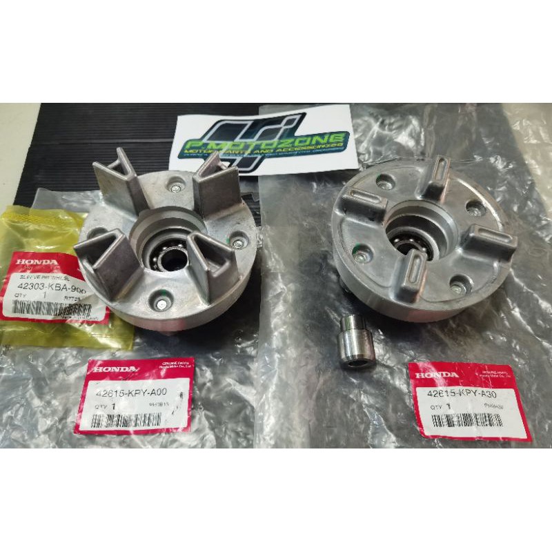 Flange Hub Honda Xrm125 Drum and Disc Type With Bearing, Honda Genuine Parts made in thailand