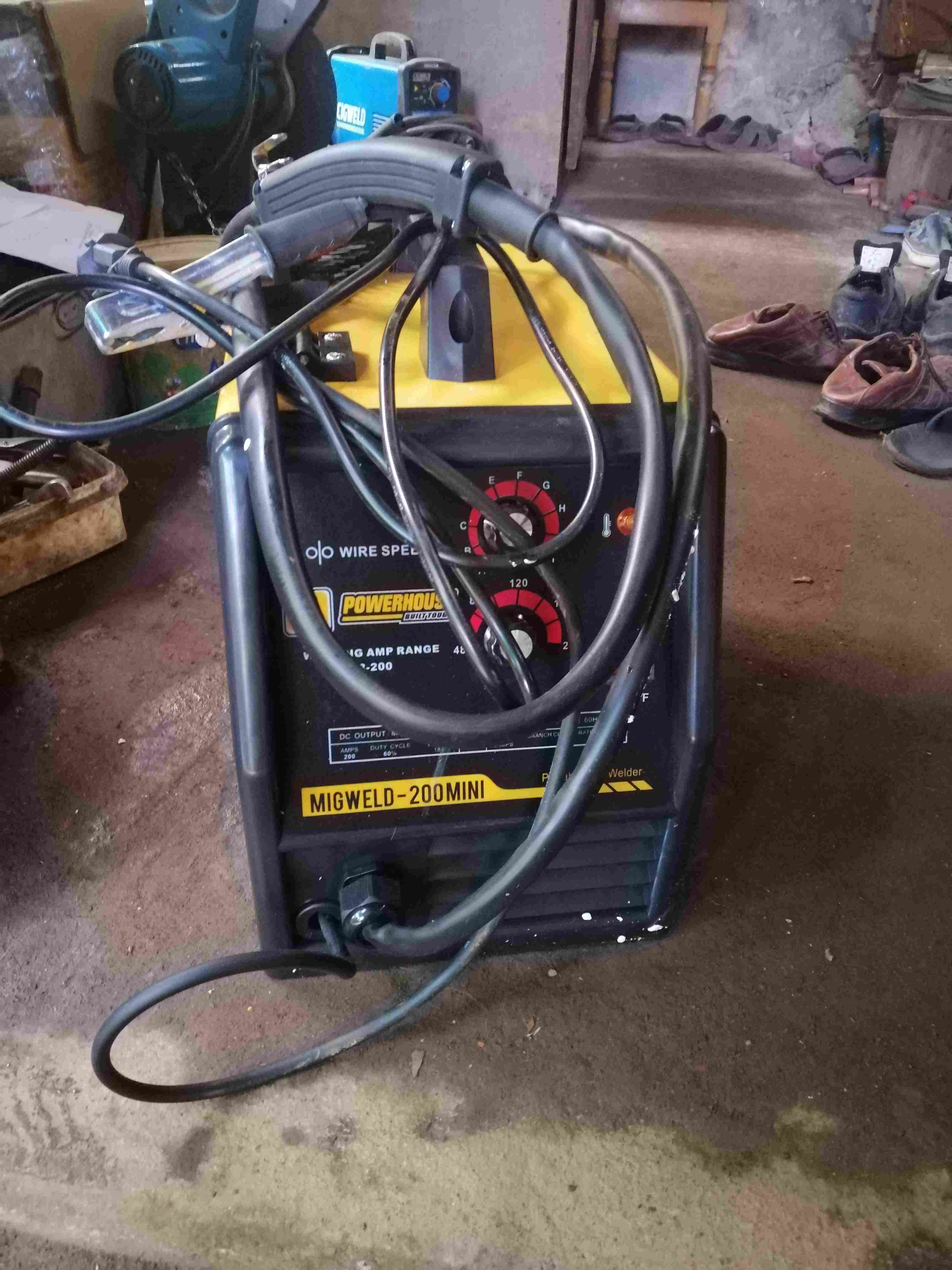 Powerhouse MIGWELD200 MINI Gasless MIG Flux Corded Welding Machine