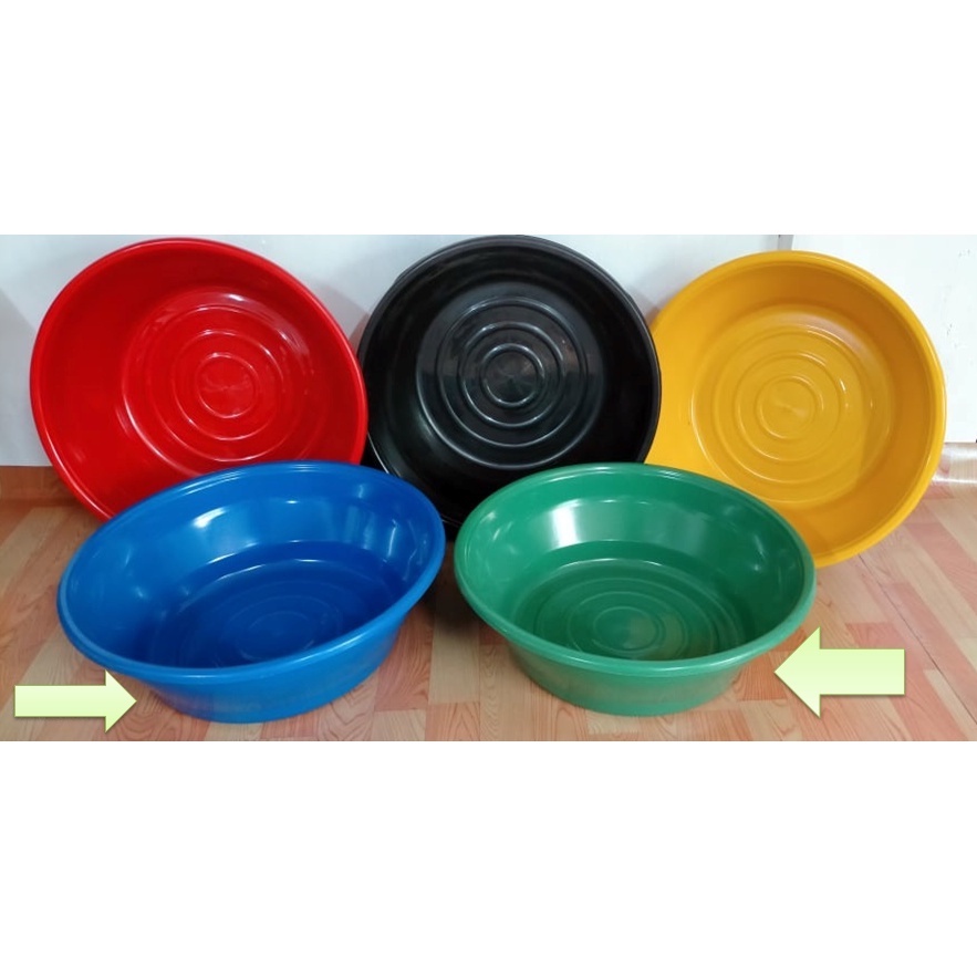 BATYA BIG TUB Multipurpose ROUND Plastic Wash basin 003 Assorted Color