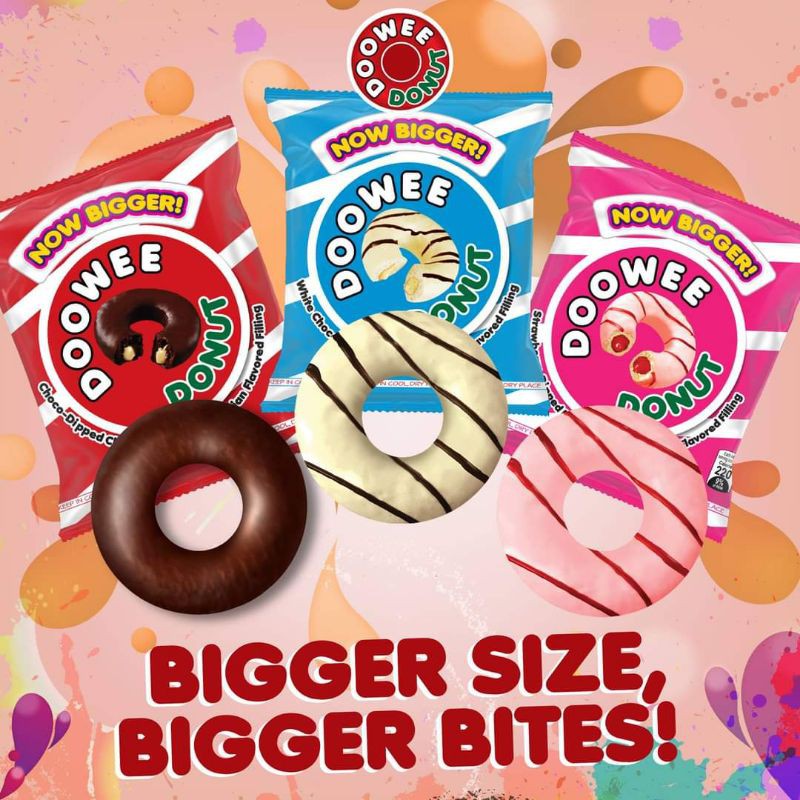 Dowee donut white choco frost, strawberry, chocolate Shopee Philippines
