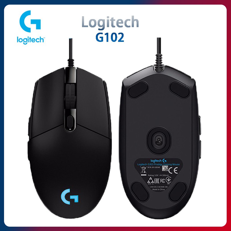 Logitech G102 Prodigy Programmable RGB Gaming Mouse Shopee Philippines