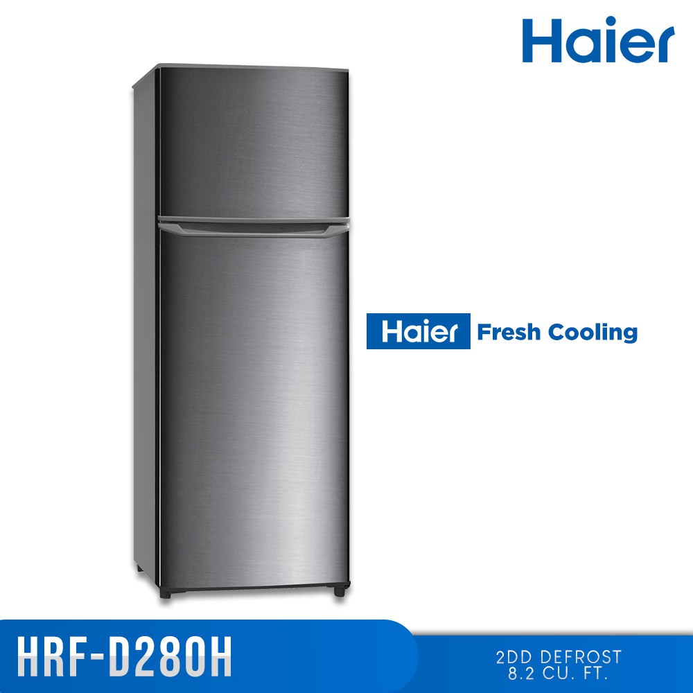 Haier HRFD280H 8.2 cu. ft. Fresh Cooling Two Door Refrigerator (Inox