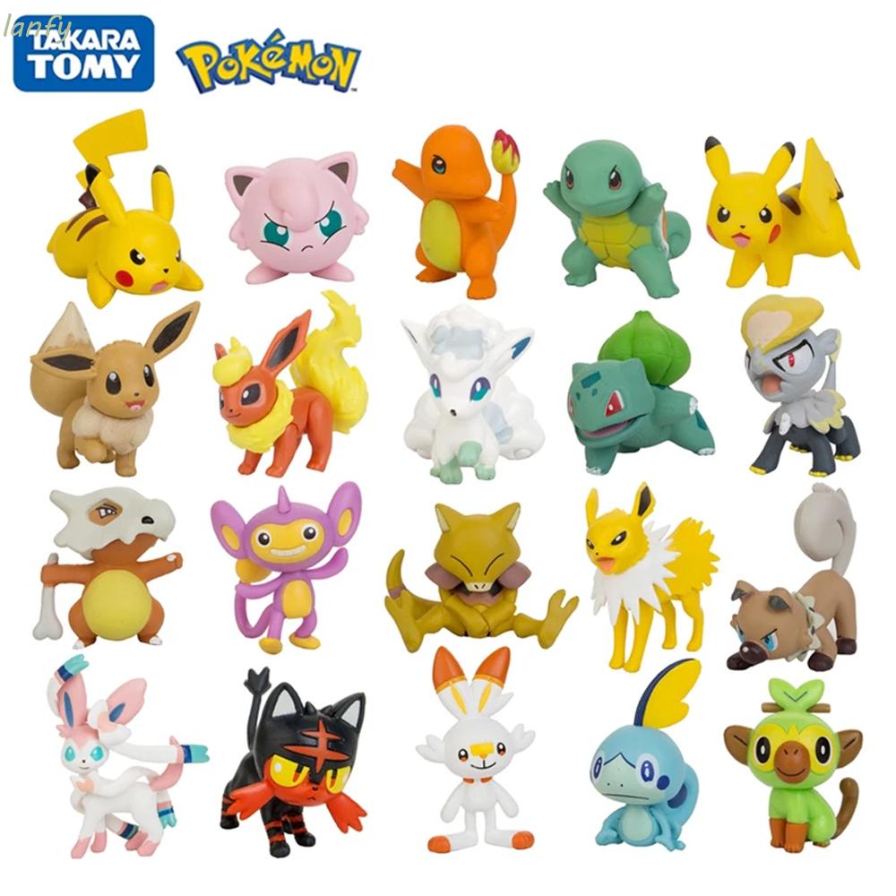 LANFY Anime Pokemon Figures Litten Action Figures Pikachu Figures
