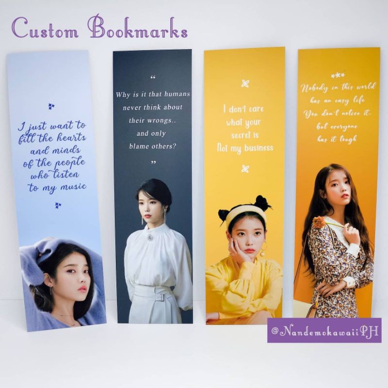 [ CUSTOM / PERSONALIZED ] Bookmarks Shopee Philippines
