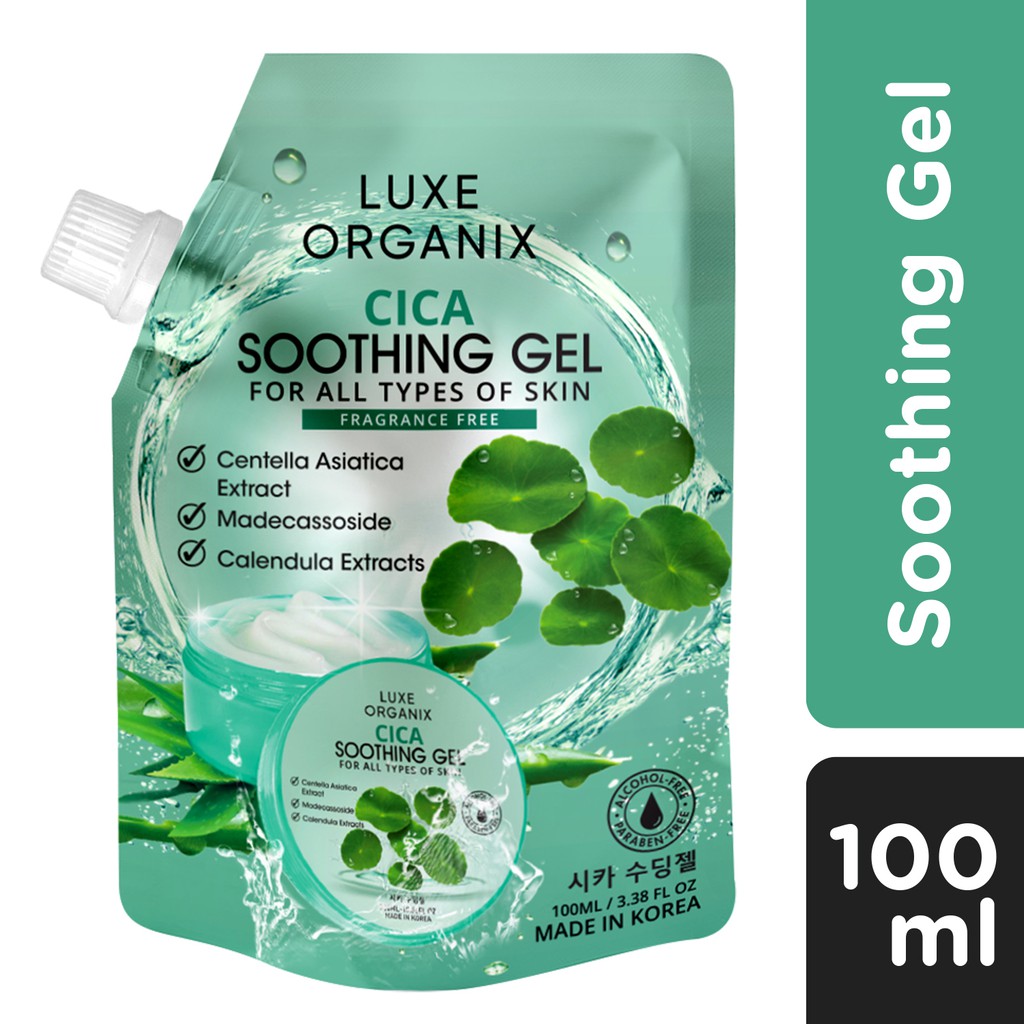 Luxe Organix Cica Soothing Gel 100ml Shopee Philippines