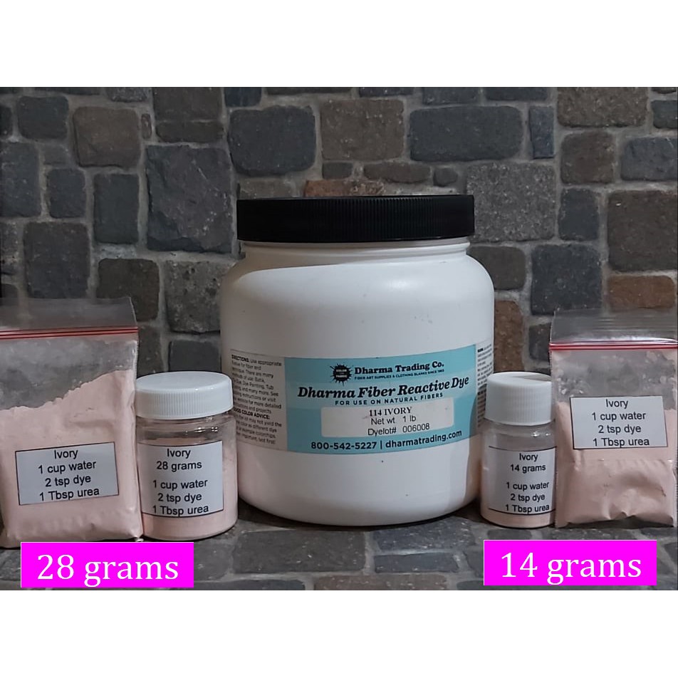(Ivory) Dharma Fiber Reactive Procion Dye Shopee Philippines