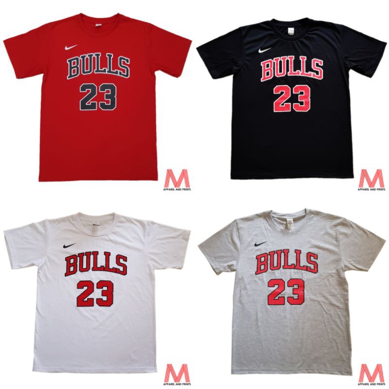 Chicago Bulls 23 Michael Jordan NBA TShirt Shopee Philippines