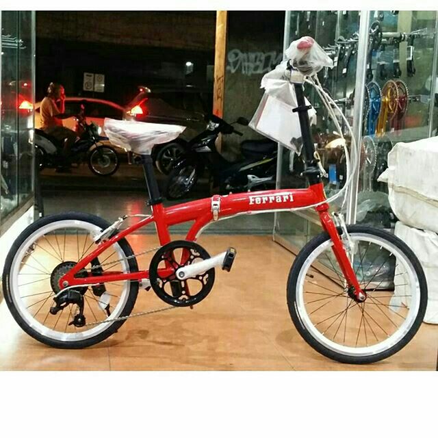 Ferrari Alloy Folding bike 20" Shopee Philippines