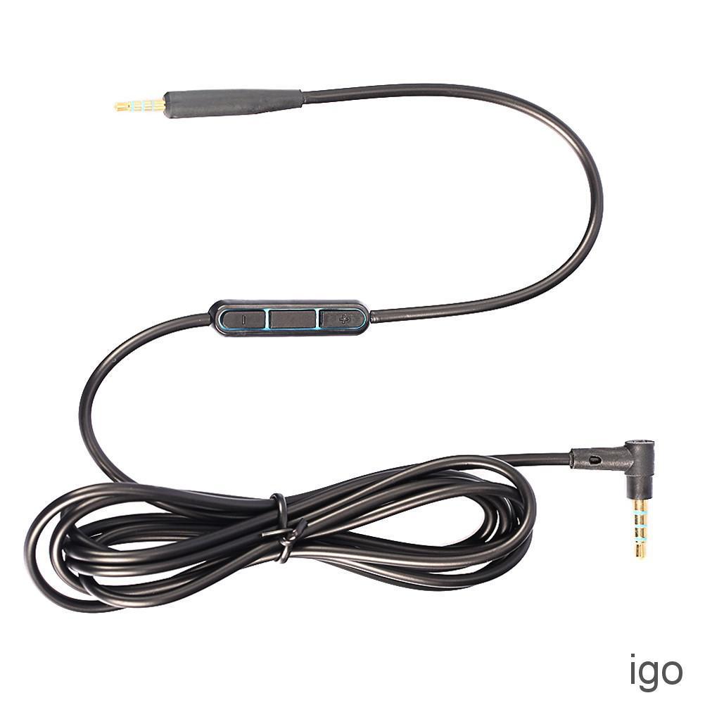 For BOSE QC25 Headphones Replacement Audio Cable Wire Cord w/Mic