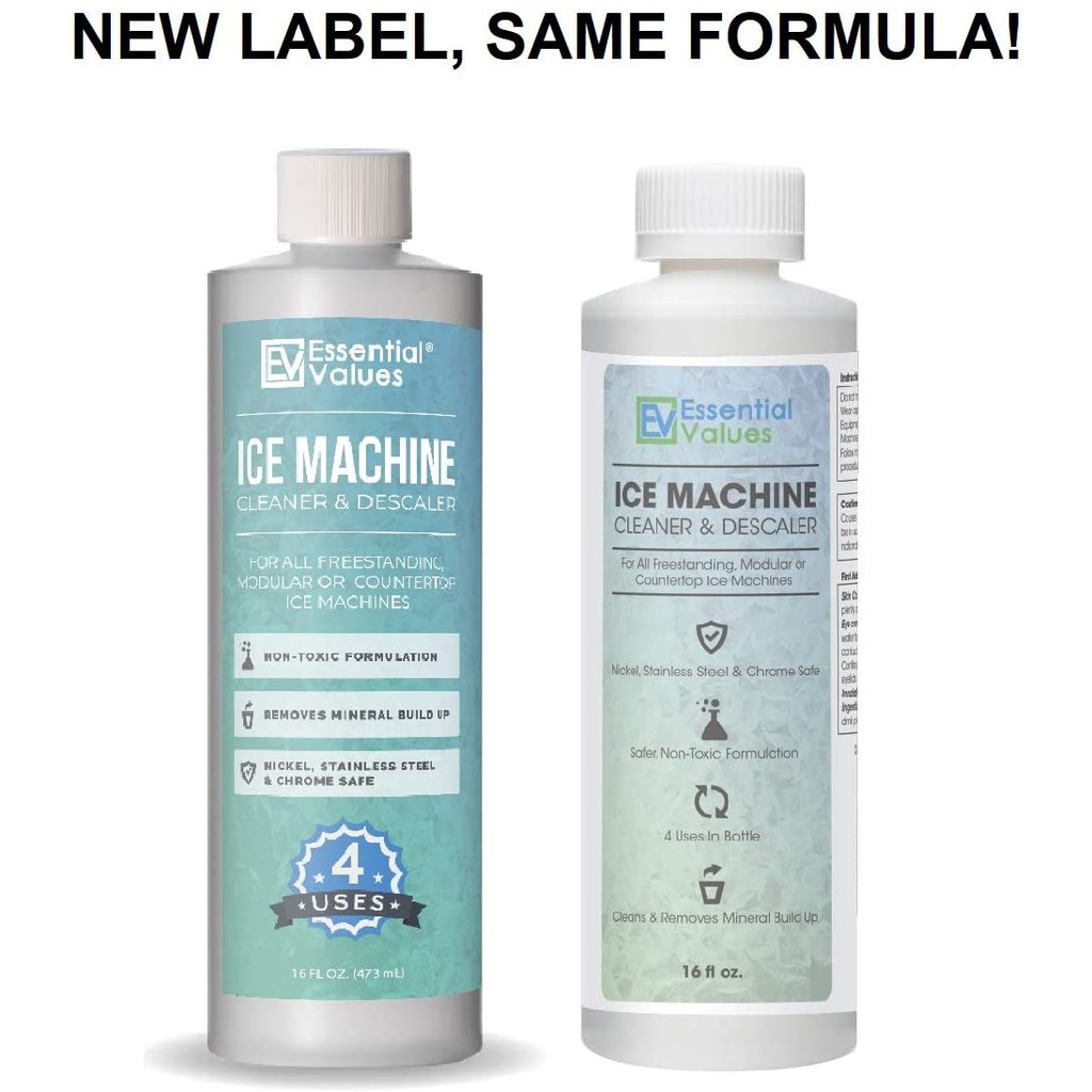 Essential Values Ice Machine Cleaner 16 fl oz, Nickel Safe Descaler