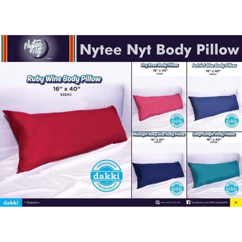 Dakki Nytee Nyt Body Pillow 16x40inch Shopee Philippines
