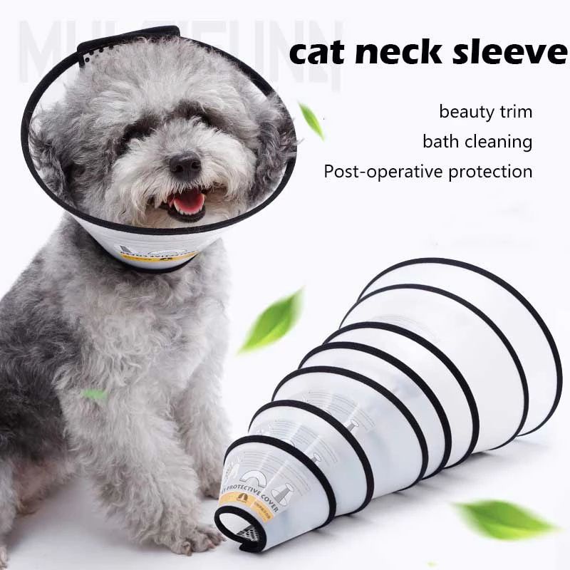 ECollar Cone Protection Safety Adjustable Cone for Pets Cat & Dogs