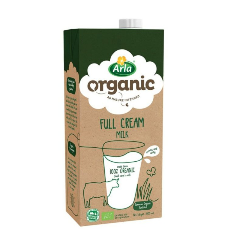 Arla Organic Full Cream Milk 1L Shopee Philippines