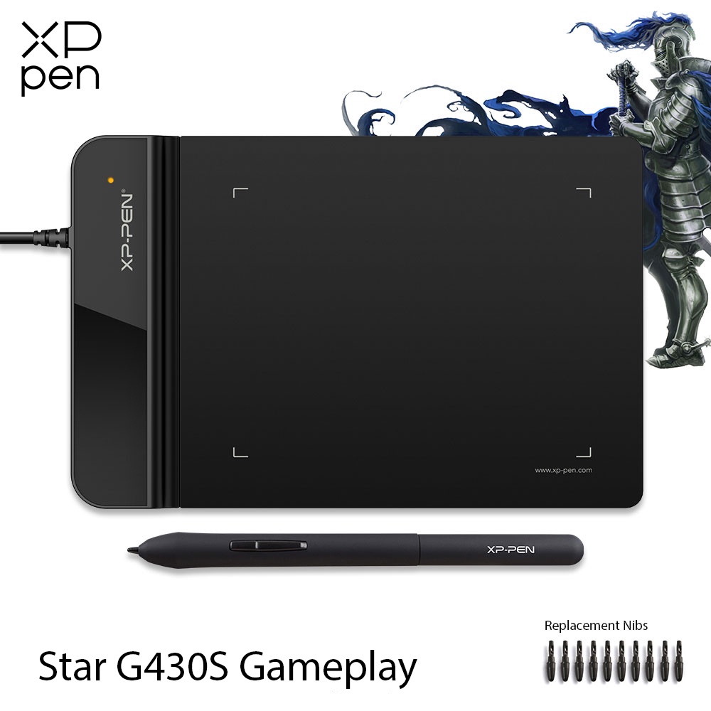 XPPen Star G430S OSU Drawing Tablet Digital OSU Game Tablet Graphic Drawing Pen Tablet Pen Pad