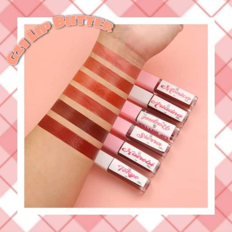 G21 LIP BUTTER (Nairobi, Monica, Tokyo, Ariadna, Raquel, Sierra