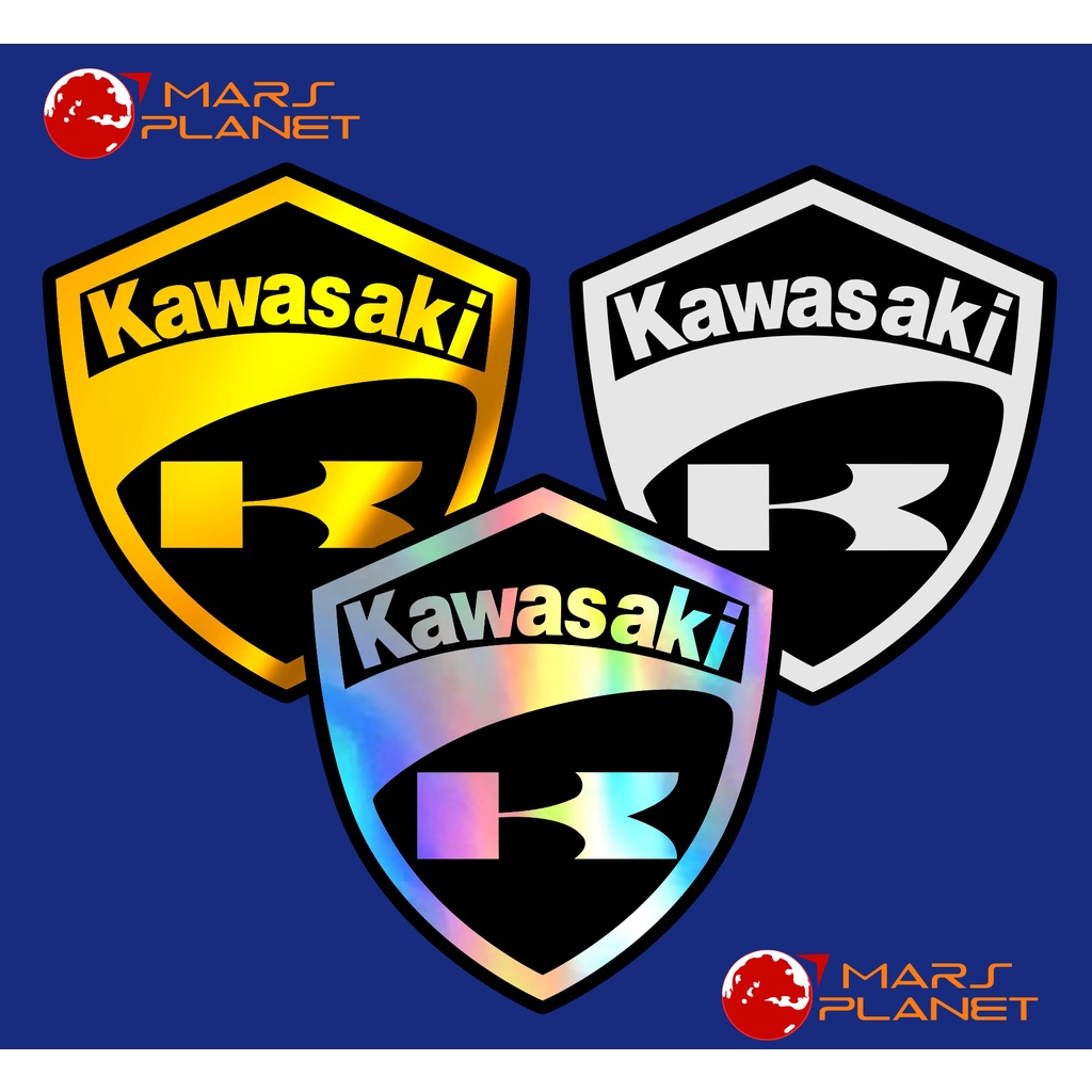 KAWASAKI STICKER DECAL MOTORCYCLE EMBLEM Shopee Philippines
