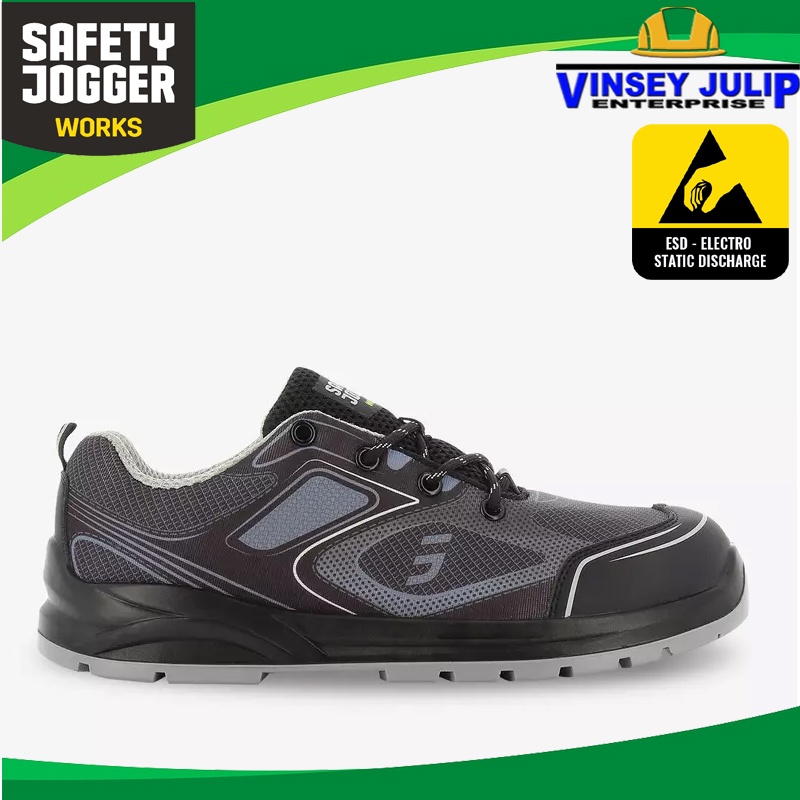 Safety Jogger CADOR S1P Sporty lowcut ESD safety shoes Shopee