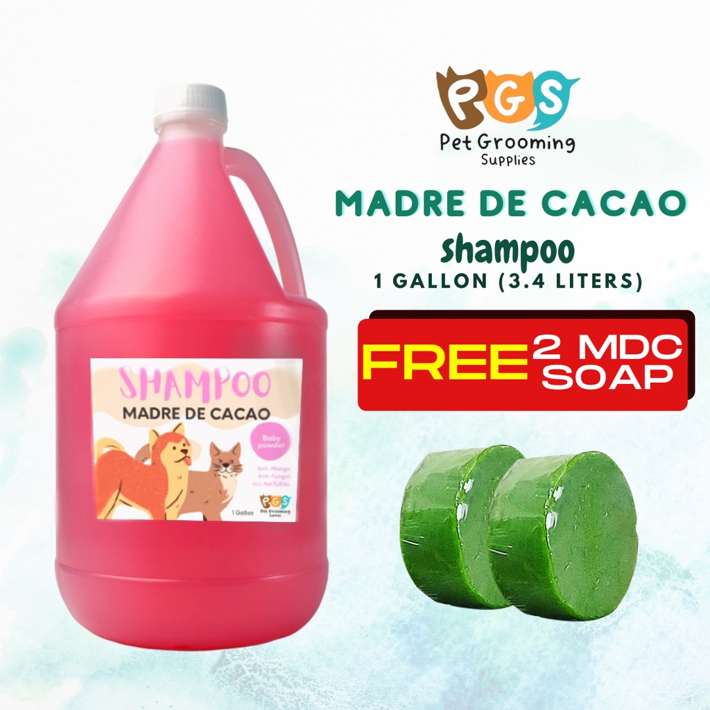 COD PET Shampoo Baby Powder Pink Scent 1 Gallon with Free MDC Soap