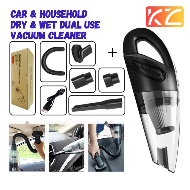 Car & Household Vacuum Cleaner Usb Wireless Rechargeable Portable