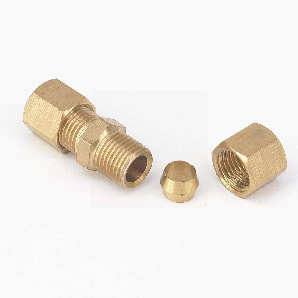 Brass Brake Line Union Fittings Straight Reducer Compression x