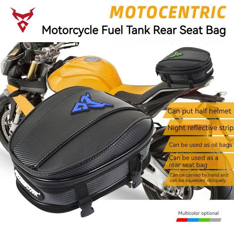 Motorcycle fuel tank bag Back seat bag Knight racing portable seat tail