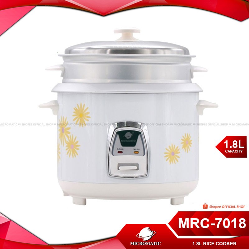 Micromatic MRC7018 Rice cooker (Multicolor) Shopee Philippines