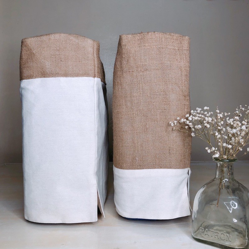 Water Jug Cover Inspired By Home Buddies Burlap Minimalist Canvas Water
