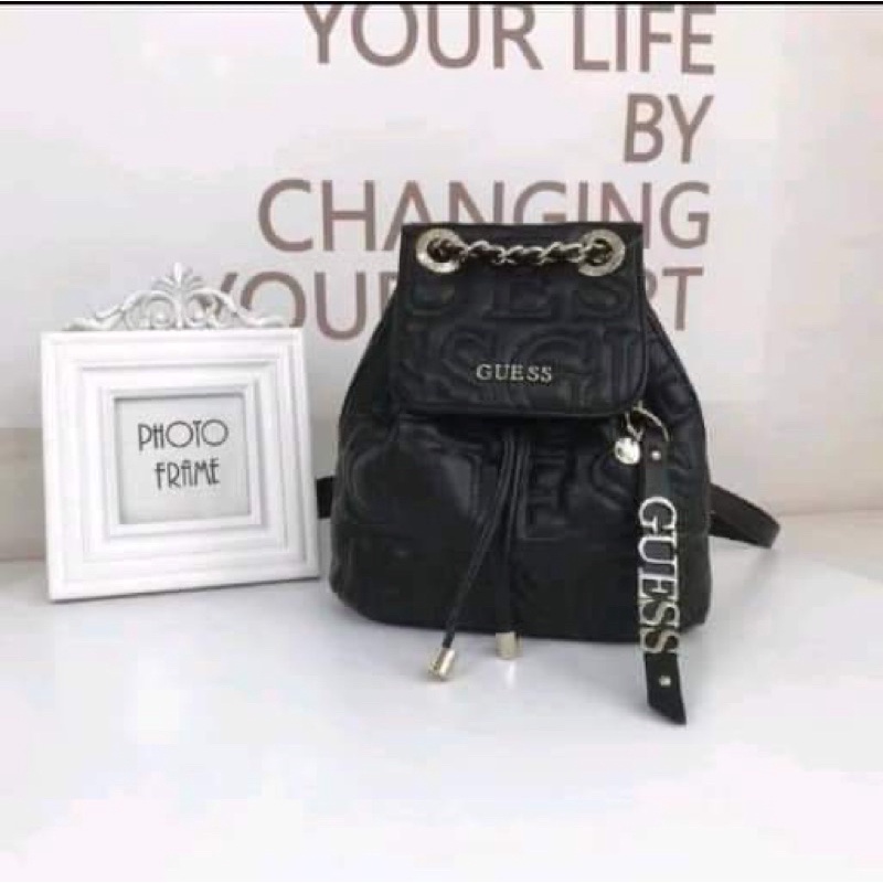 GUESS mini Backpack. Shopee Philippines