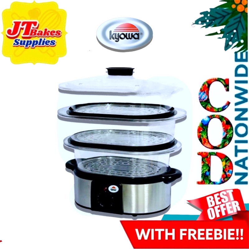 New Kyowa 1902 Electric Food Steamer 10.8Liters With Freebie Shopee
