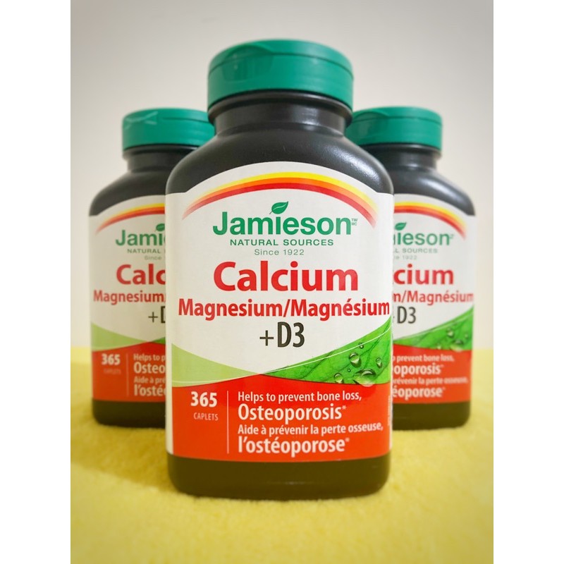 [CLEARANCE] Jamieson Calcium Magnesium with Vitamin D3, 365 Tablets