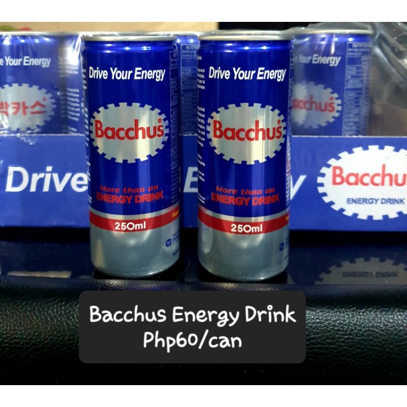 Bacchus Energy Drink Shopee Philippines