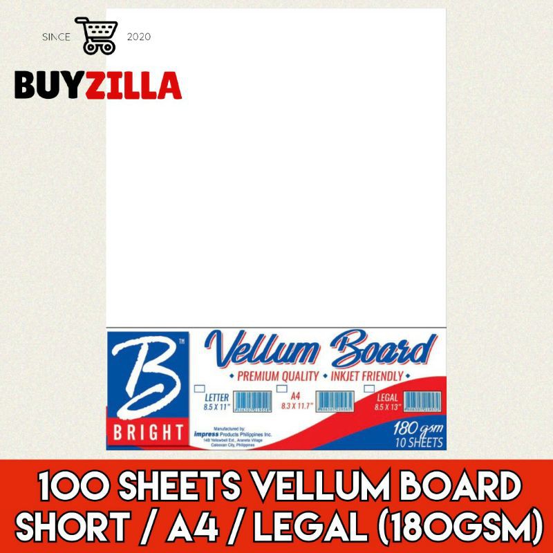 vellum board Best Prices and Online Promos Jan 2023 Shopee