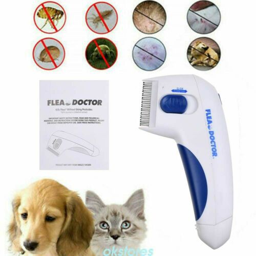 Dog Grooming Brushes, Combs & Rakes Flea Doctor Electric Flea Comb