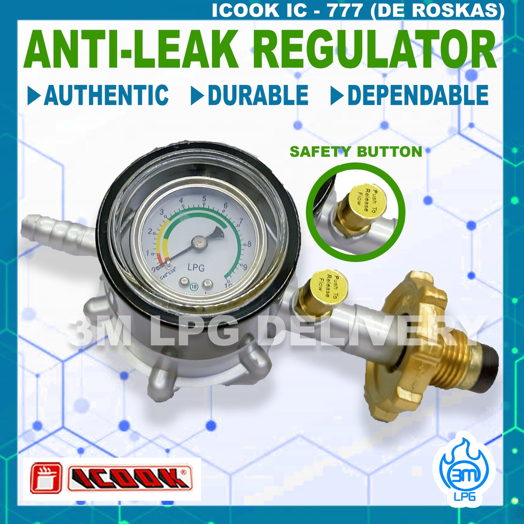 Authentic iCook Anti Leak IC777 Heavy Duty AutoSafety LPG POL Valve