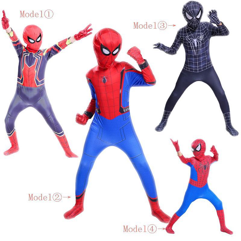 Avengers Iron Spiderman Wear Boys Men Costume Shopee