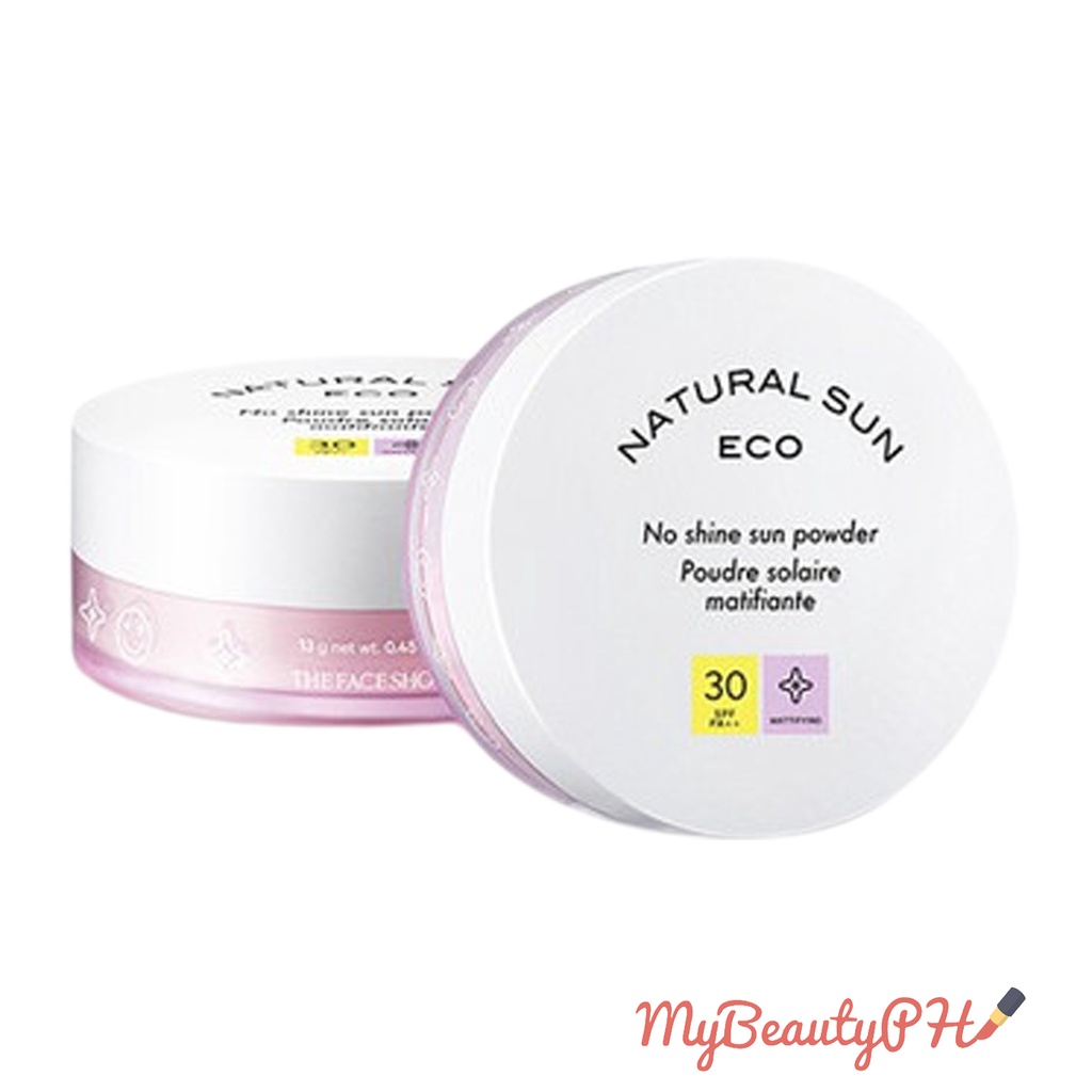 Natural Sun Eco No Shine Sun Powder / Sun Block / Face Powder 13g