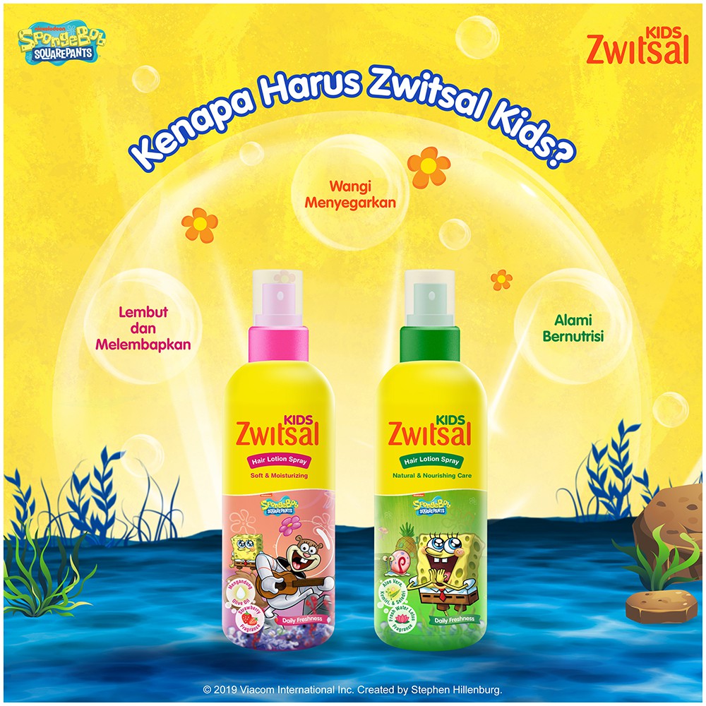 Zwitsal Kids Hair Lotion Spray 100ml Shopee Philippines