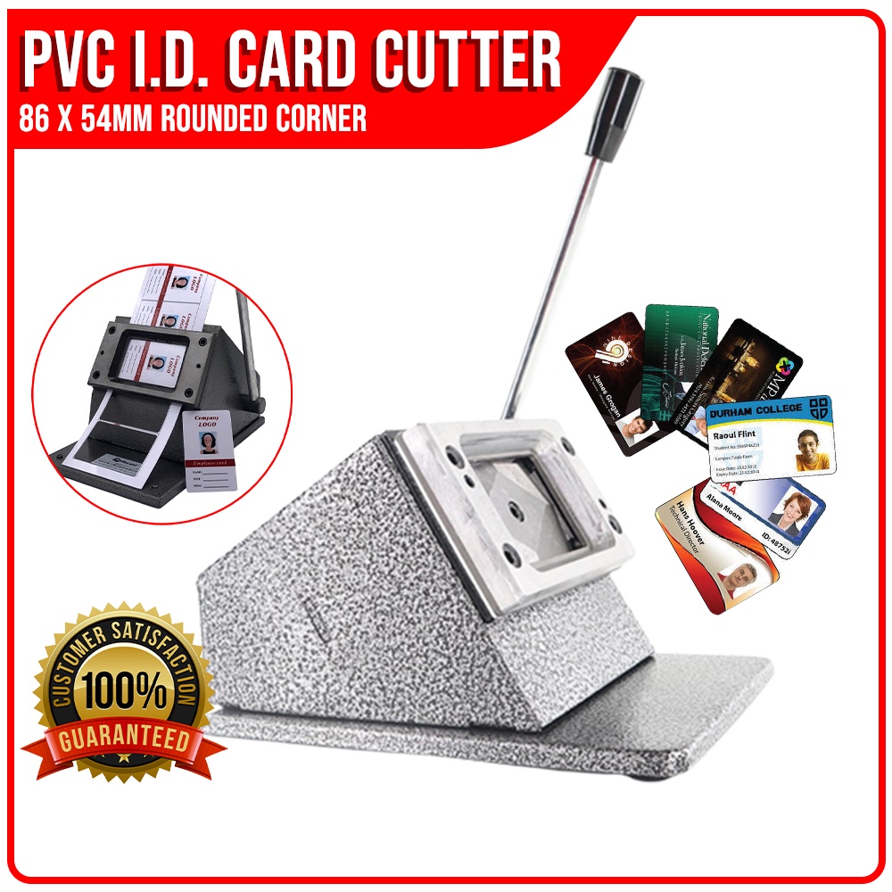 PVC Card Cutter Photo Die Cutter 86*54mm Rounded Corner Heavy Duty Die