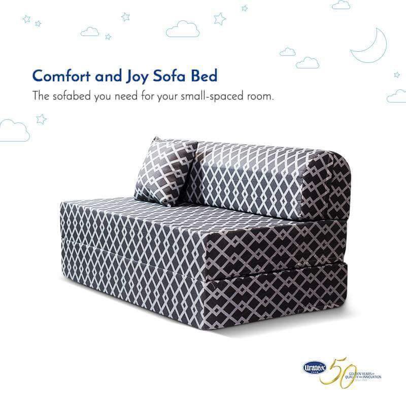 URATEX COMFORT and JOY Sofa Bed Original with FREE PILLOW (3 years Warranty) Shopee Philippines