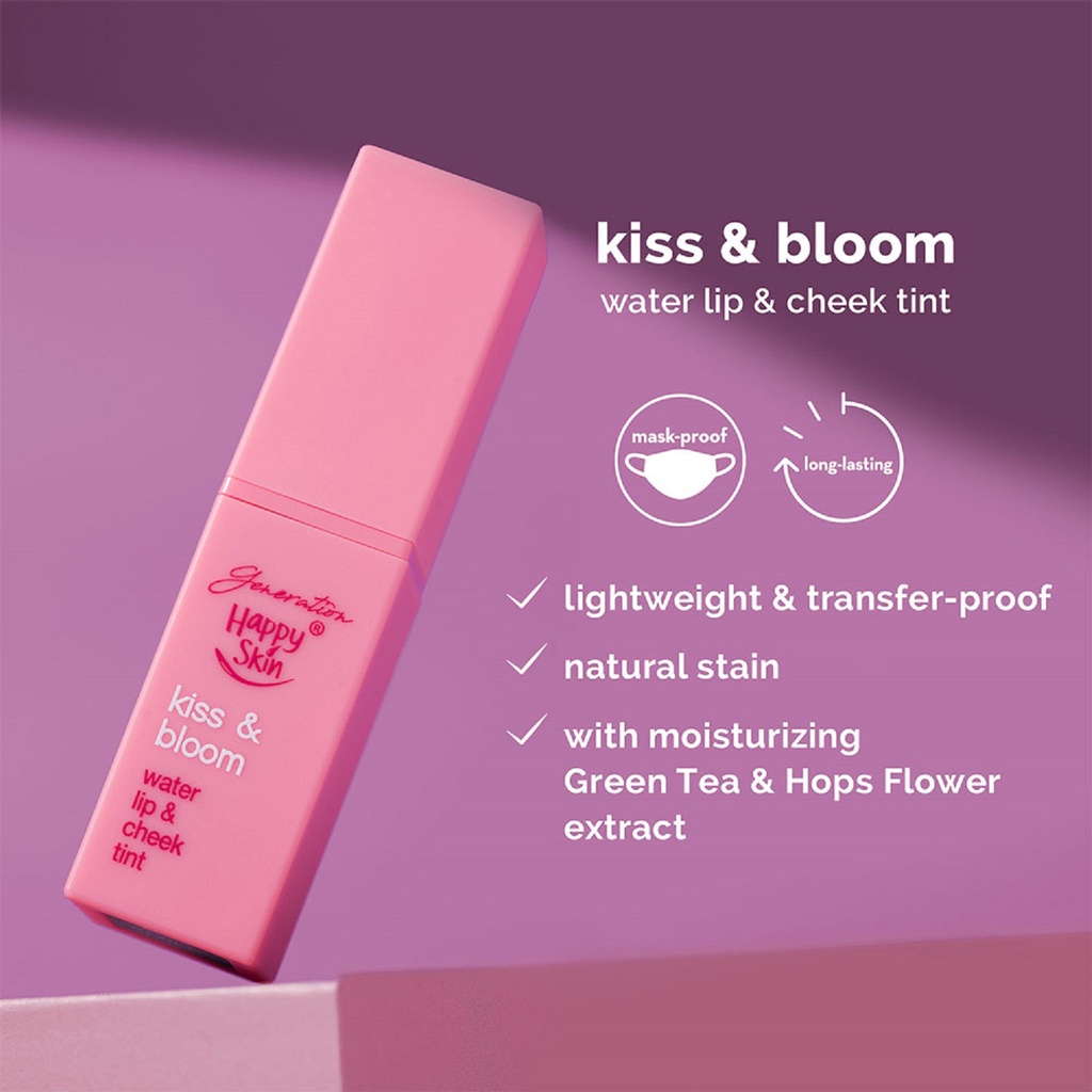 HAPPY SKIN Generation Happy Skin Kiss And Bloom Water Lip And Cheek