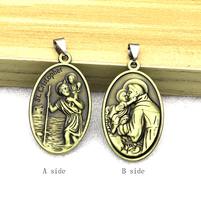1 Piece Catholic Jesus Christ Joseph Driver Vintage Religious Jewelry