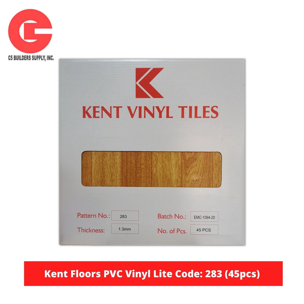 Kent Floors PVC Vinyl Tiles 30x30cm Thickness 1.3mm (45pcs) for home and office Shopee