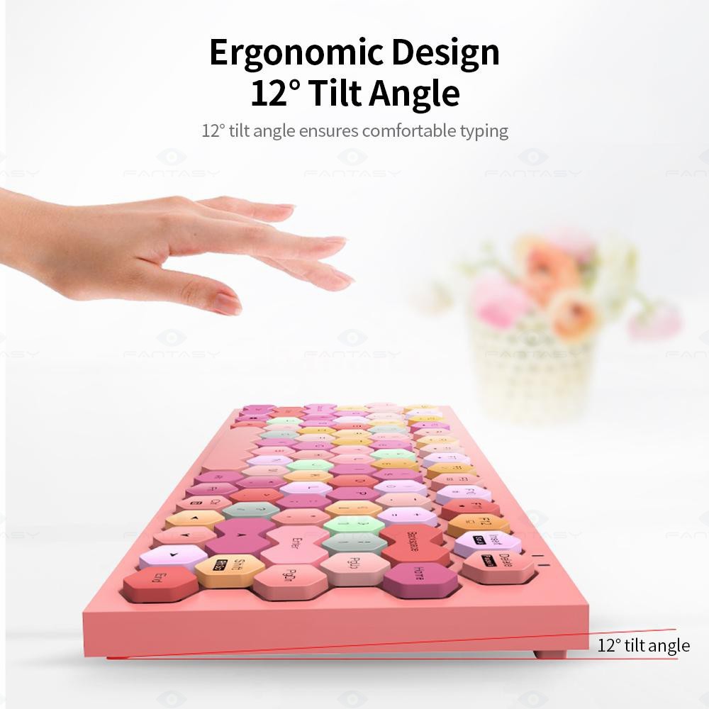 Mofii Phoenix Wireless Bluetooth Rechargeable Keyboard 83 Key Mini