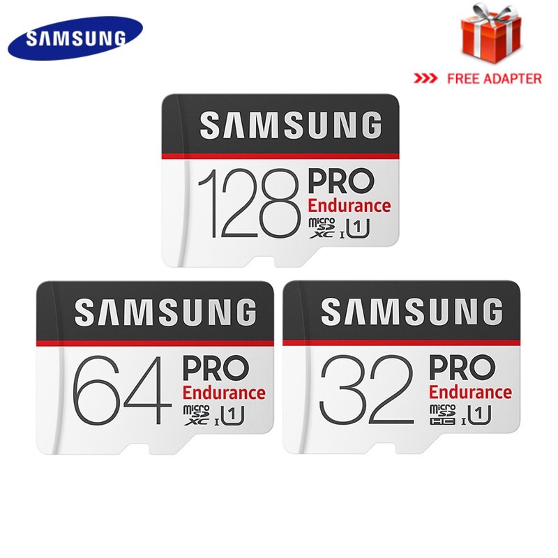 SAMSUNG Memory Card Micro SD Card PRO Endurance 100MBs 128GB 64GB 32GB